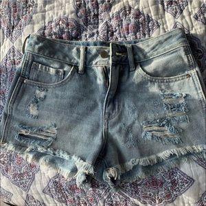 Ripped Jean shorts